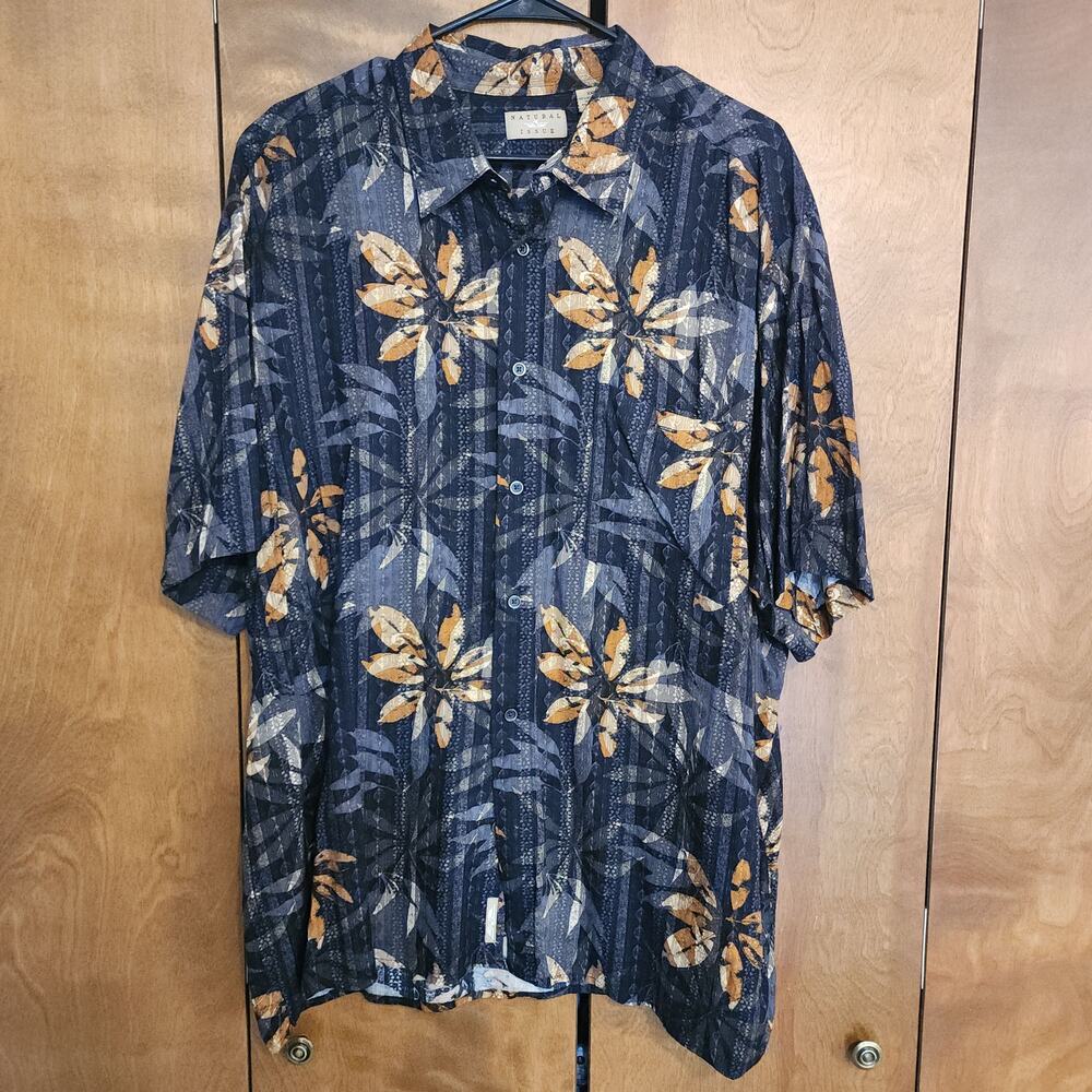 43.‎ Natural Issue Hawaiian BD SS Mens 2XL